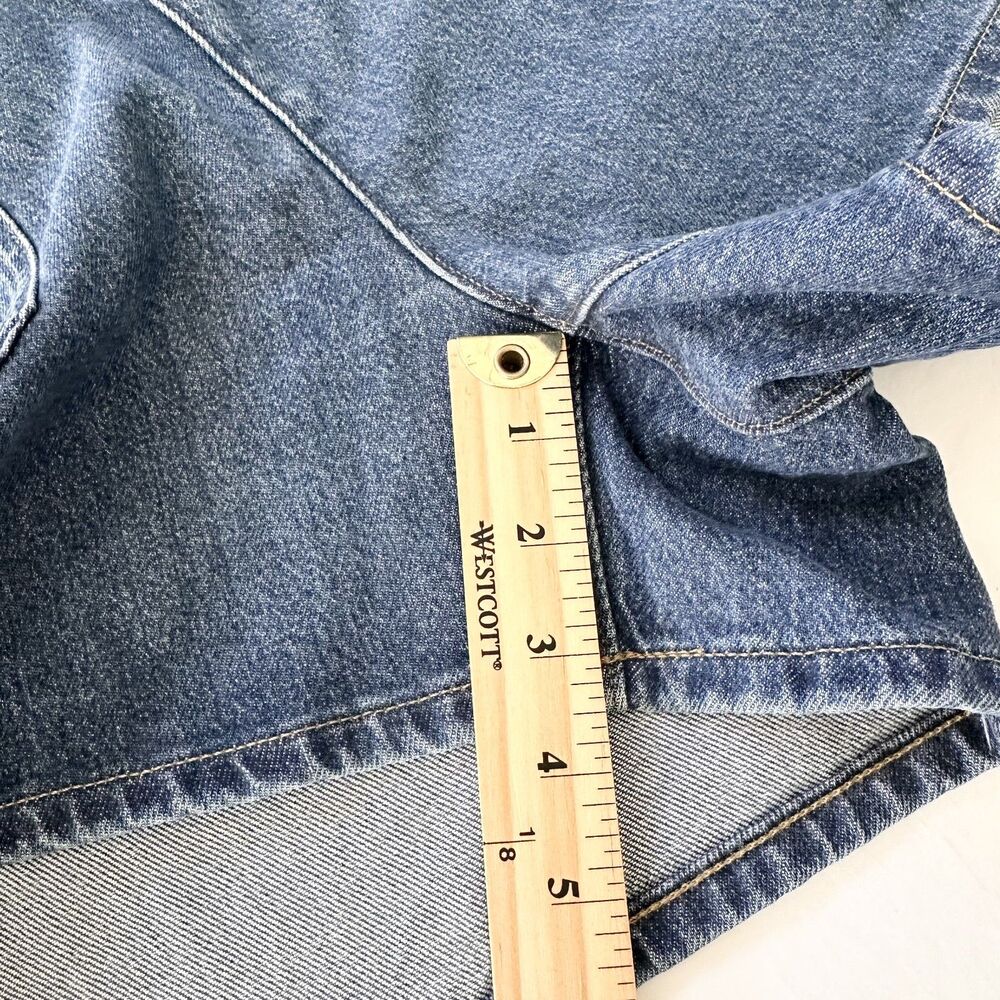 J. Crew Factory Dark Blue Denim Jean Shorts - Picture 8 of 10